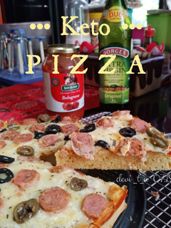 Foto resep Pizza Keto #ketopad