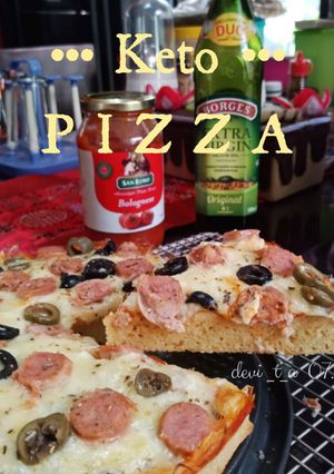 Foto resep Pizza Keto #ketopad