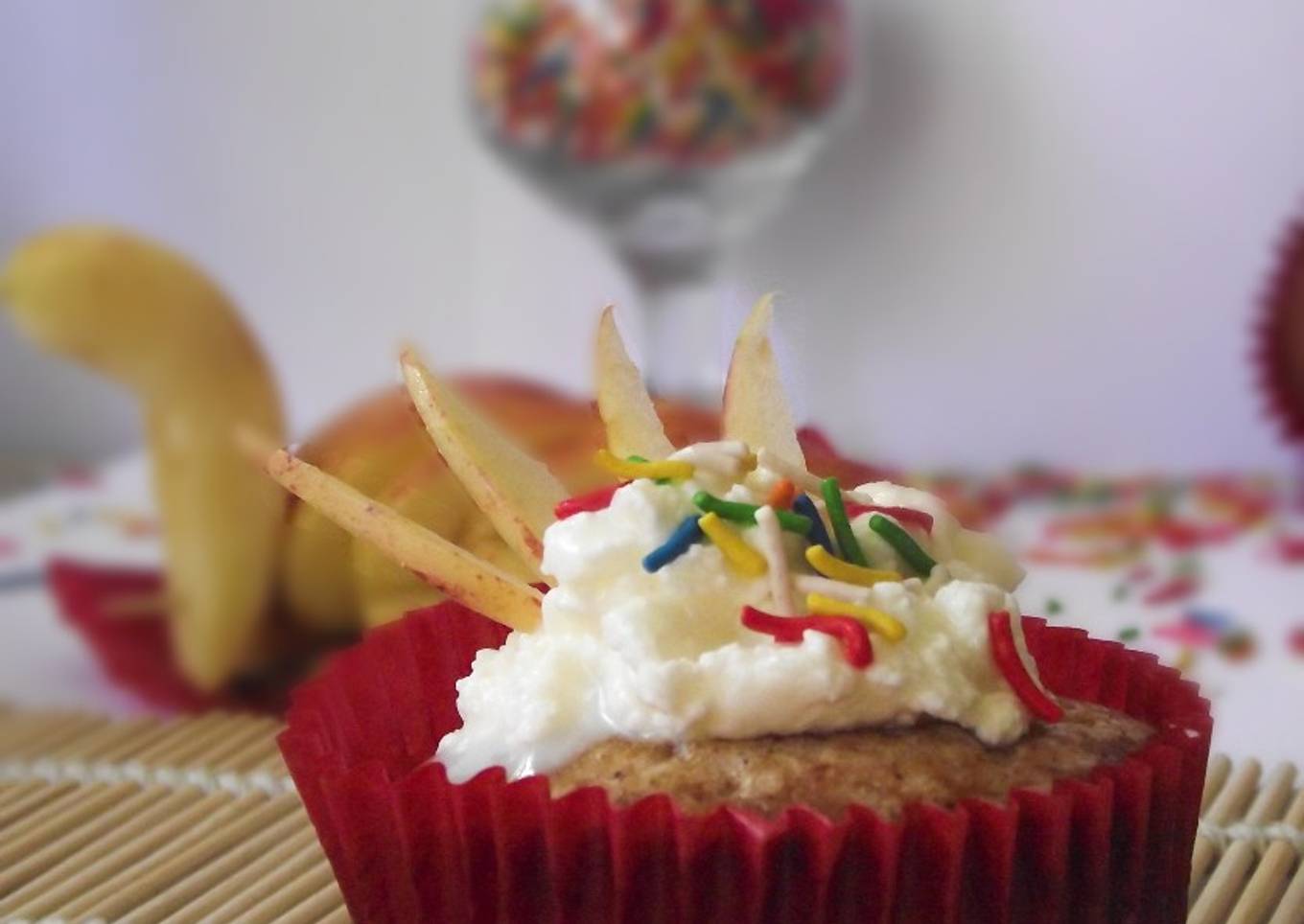 Muffins de manzana y canela