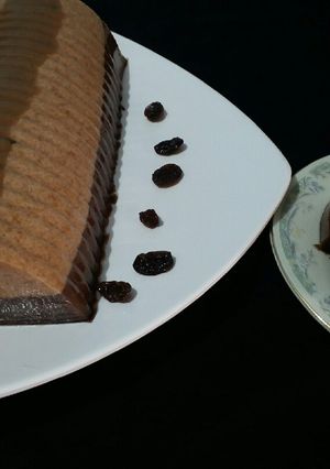 Foto resep Puding Busa Coklat Kismis