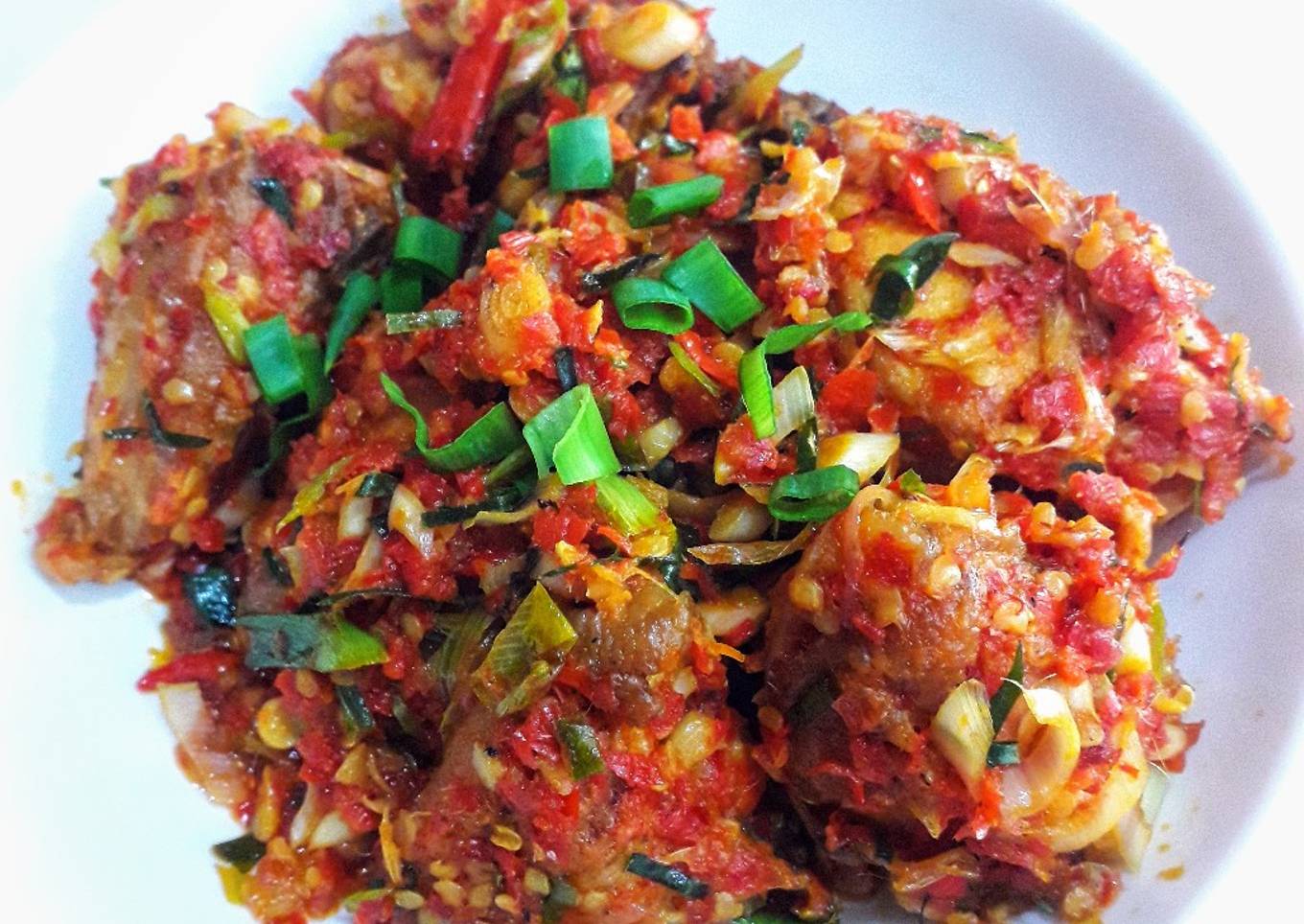 Balado ayam Bumbu Merah
