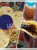 Roti cane topping ovomaltine