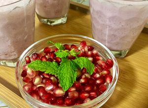 صورة لوصفة عصير رمان بالحليب 🥤🥤