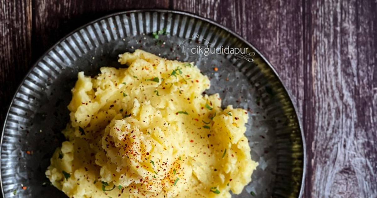Kentang Putar Resepi Mudah Simple Mashed Potato Recipe Youtube