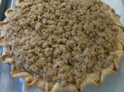 A picture of pecan and apple pie