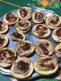 Toasts grillés foie gras confit de figues