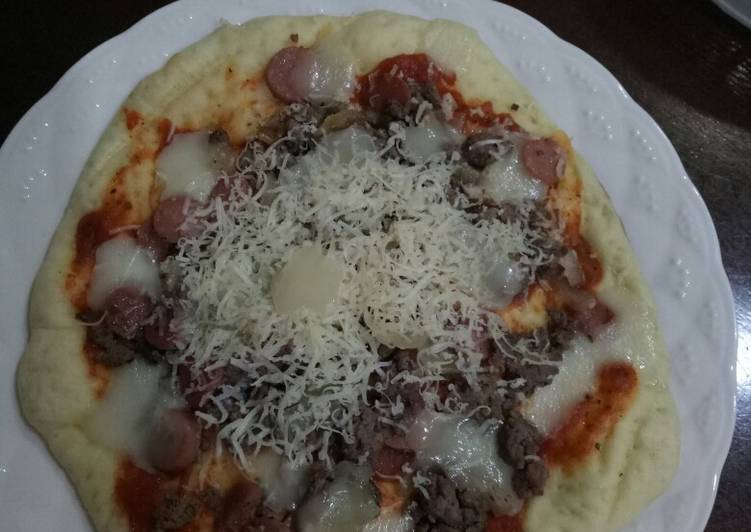 Resep Pizza teflon Enak dan Antiribet