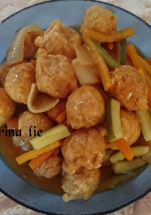 Foto resep Bakso goreng asam maniez