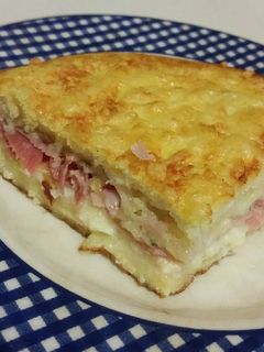 Una foto de Sandwichón de York y queso (Olla Gm g)