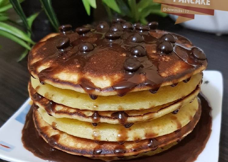 Cara masak Chocolate pancake  Mudah