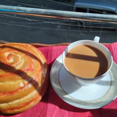 A picture of Dum wali chai.