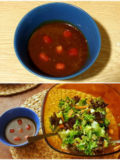 Una foto de Ensalada de Pollo, Aguacate y Kiwi con vinagreta de Fresas