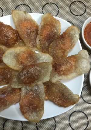 Hình của món Bánh bột lọc chiên.