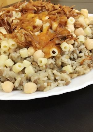 صورة لوصفة كشري