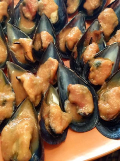 Una foto de Mejillones en salsa