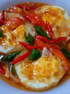 Foto resep Telur Ceplok Asam Manis