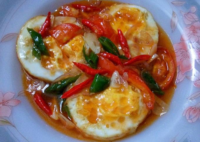 Resep Telur Ceplok Asam Manis Oleh Vey Alodias Kitchen Cookpad