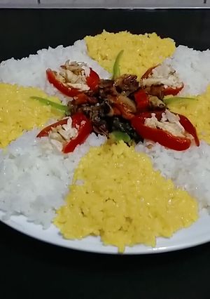 صورة لوصفة رز باكاري بطريقه سهلا وجميله