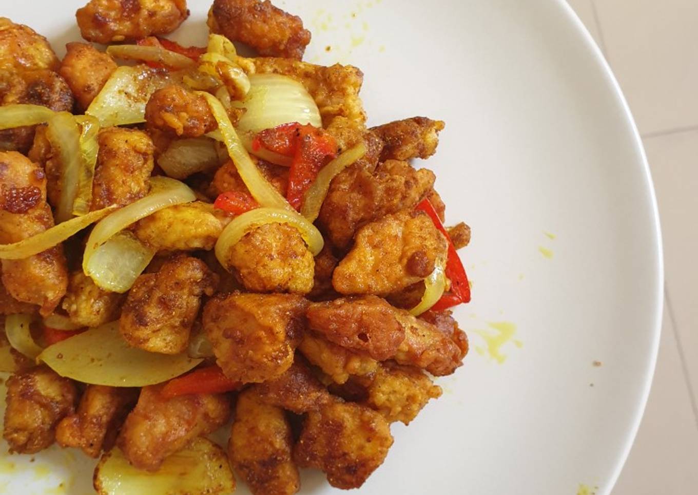 Ayam Goreng Kari Sederhana