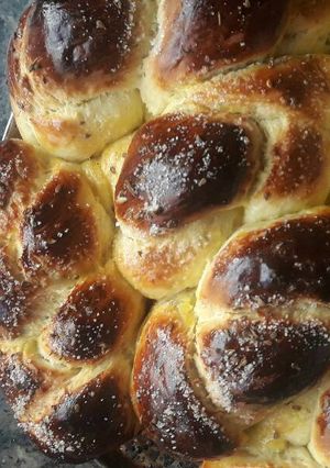 Una foto de Trenza brioche dulce con anís