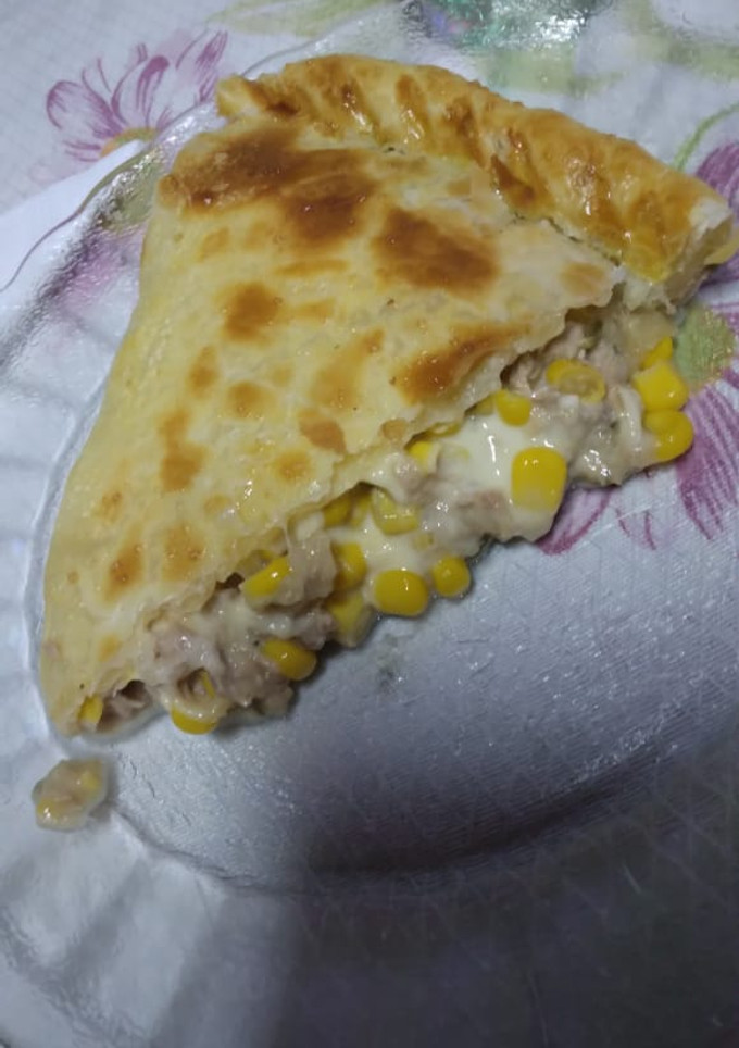 Una foto de Tarta o pascualina light de choclo y atún