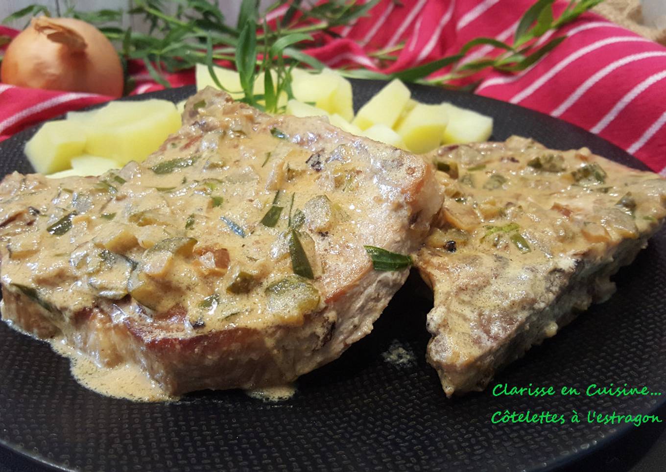 Côtelettes à l'estragon
