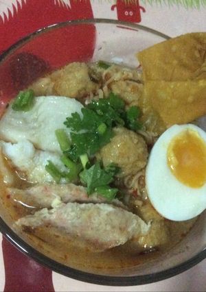 รูปของ บะหมี่ต้มยำน้ำข้น