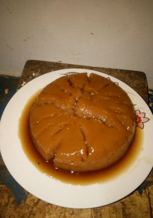 Una foto de Flan de Maicena