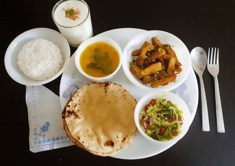 Recipe of Super Quick Homemade Veg Lunch platter