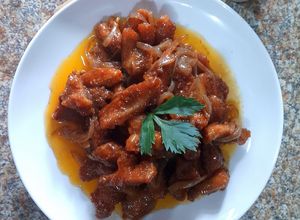 Foto resep Fillet dada ayam goreng saos mentega
