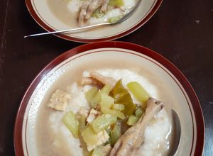 Foto resep Bubur Nasi Gurih Sayur Terik