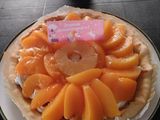 Tarte aux pêches et à la crème d'amande 🍑🎂