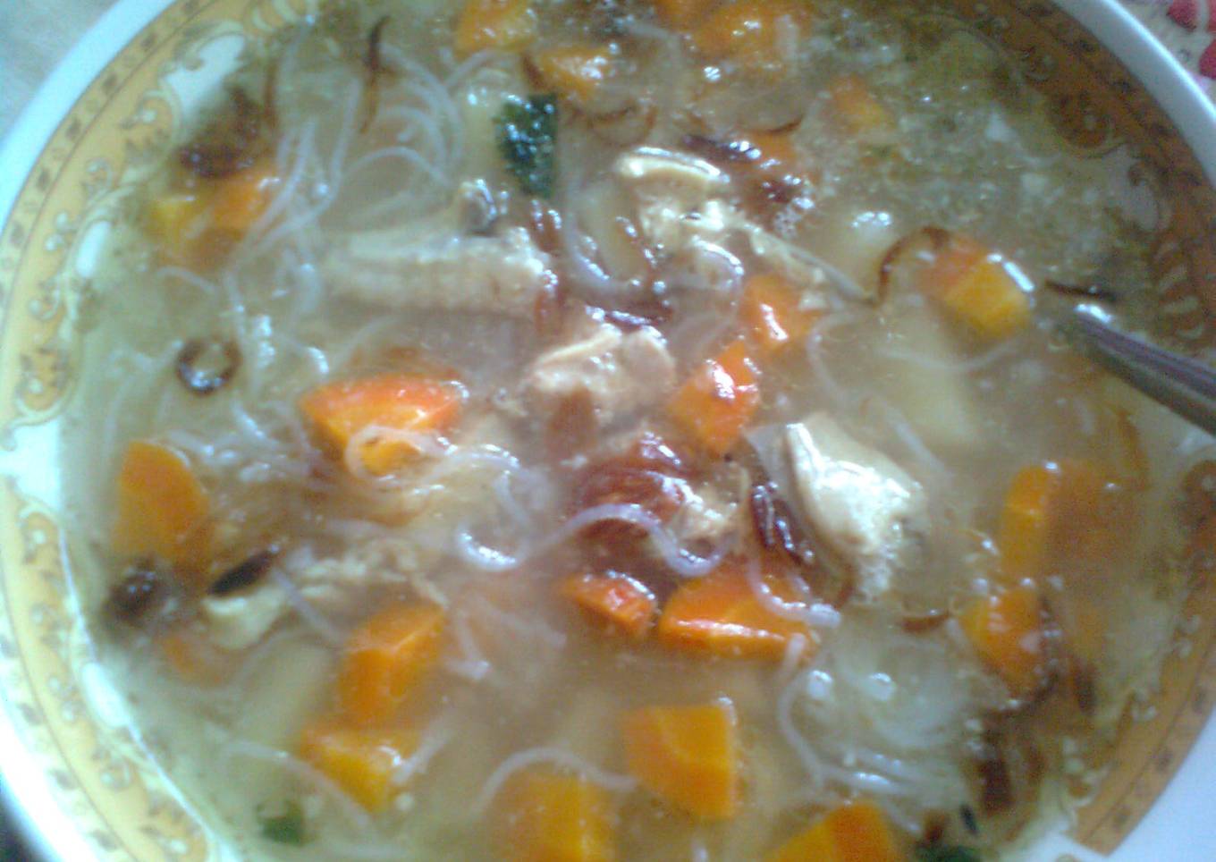Sop ayam Bening simple