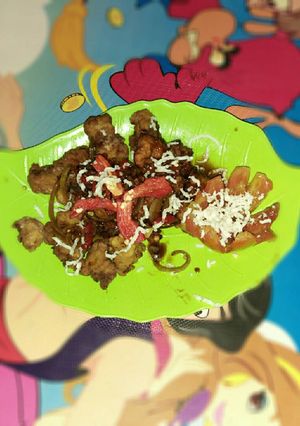Foto resep ayam goreng tepung saus teriyaki