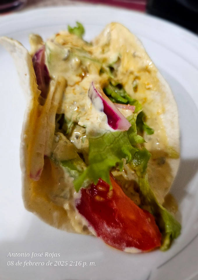 Una foto de Taco de pescadilla