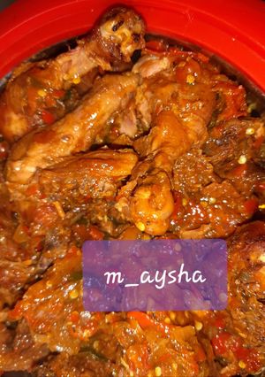 A picture of Peppered chicken.