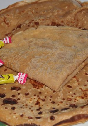 Une photo de 🍂🍂🍂Crêpes aux carambars🍂🍂🍂