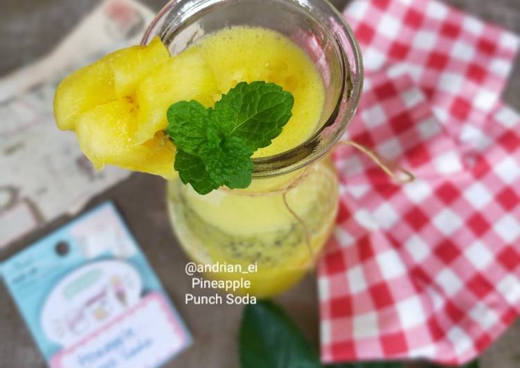 Cara Memasak Cepat Pineapple Punch Soda Yummy Mantul