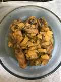 Pollo Borracho con Piña en olla de presión