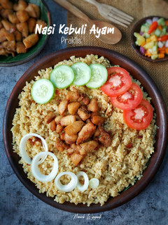 Foto resep Nasi Kebuli Ayam Praktis