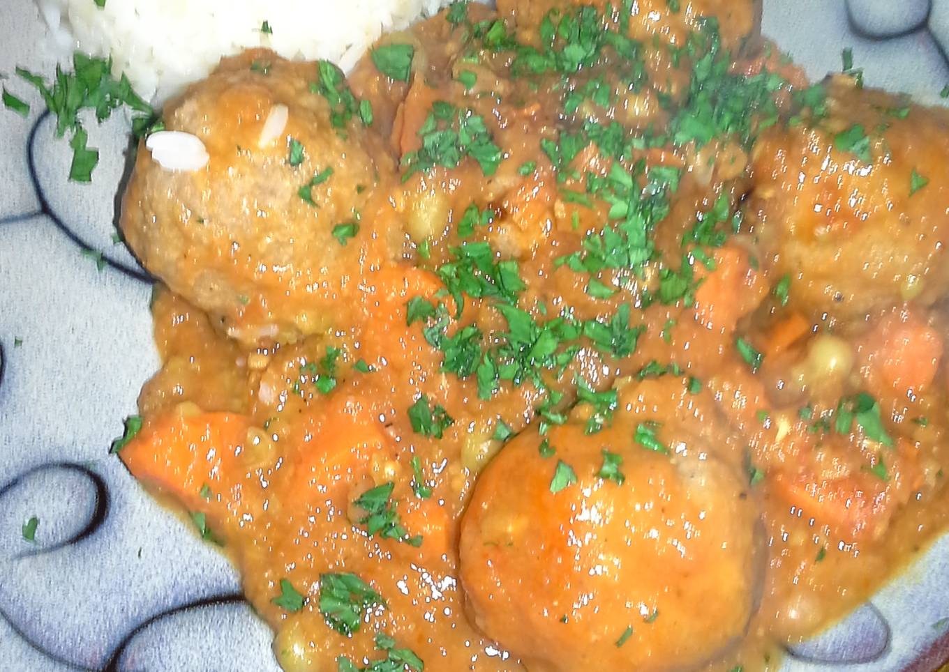 Albóndigas de carne y avena