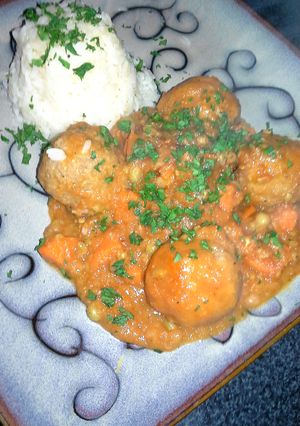 Una foto de Albóndigas de carne y avena