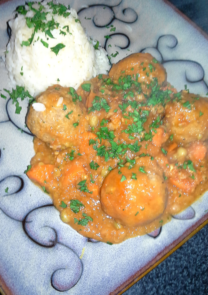 Una foto de Albóndigas de carne y avena