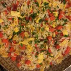 Una foto de Arroz chino