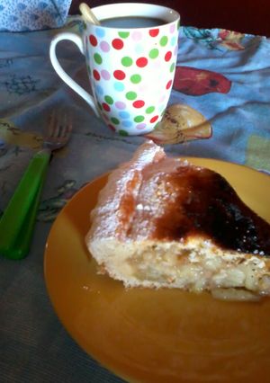 Una foto de Pie de manzana