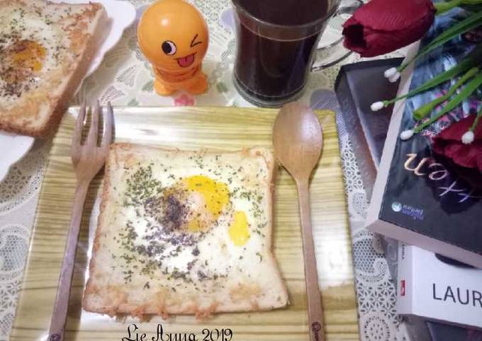 Resep 52 1 Roti Tawar Panggang Telur Ceplok Oleh 李安娜💖 Cookpad