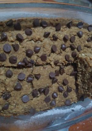 Una foto de Blondies de garbanzos