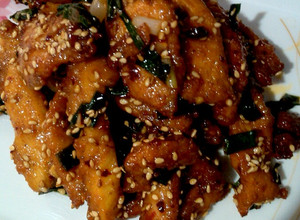 A picture of Crispy Honey Chilli Chicken :).
