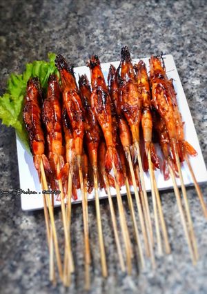 Foto resep Udang Bakar Saos Madu