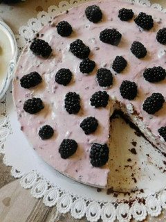 Foto di Dolce cremoso alle more